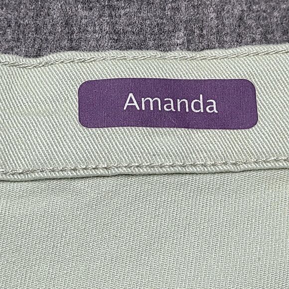 Gloria Vanderbilt Jeans Womens 22W Amanda Soft Touch Stretch Pants Desert Sage - Picture 6 of 11